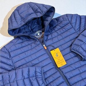 Save The Duck Men's Quilted Long Sleeve Insulated Jacket Luca NWT Men’s 3X $229